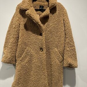 Me Jane Warm Brown Teddy Jacket